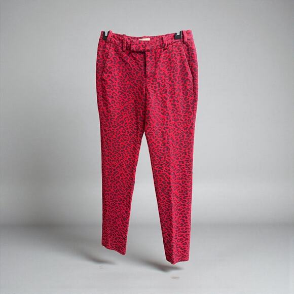 $298! Zadig & Voltaire Prune Jac Leo Cheetah-Print Pants EU 34 / US 4 Pre-Loved - Picture 4 of 5